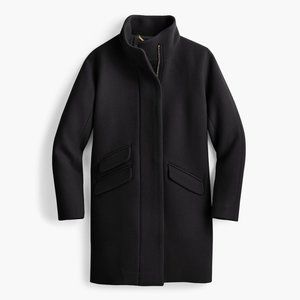 J.Crew Cocoon Coat Black Sz L